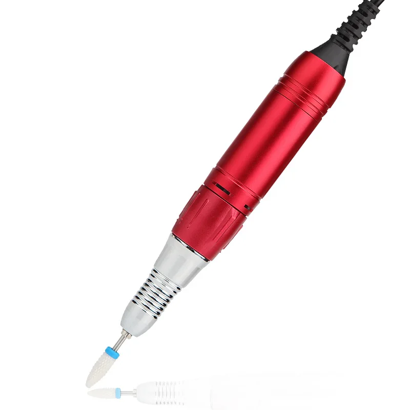 SIMINAIL 18 Вт портативная электрическая дрель для ногтей 25000 об/мин, ручка-дрель для ногтей, наконечник для педикюра, мини-ручка, мощность сверления ногтей 25000 об/мин