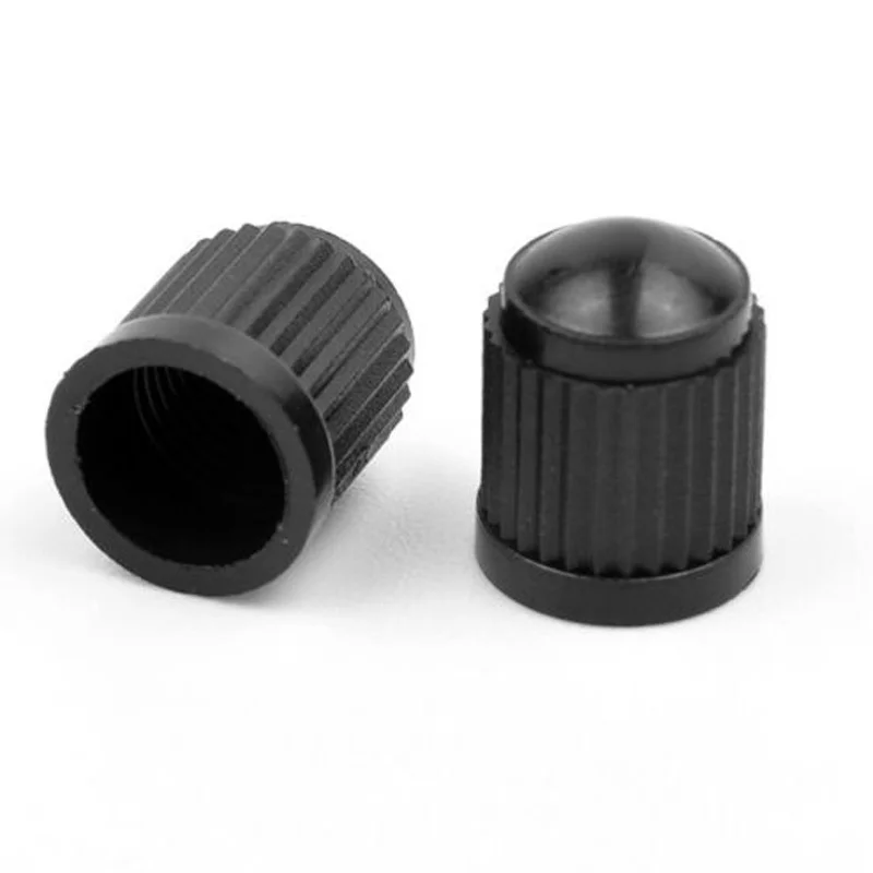 100 шт./компл. черный Пластик шины для легковых автомобилей Колесные диски стволовых воздушный клапан Кепки крышка подходит для автомобиля грузовика мотоцикла вентиля покрышек легковых Кепки аксессуары