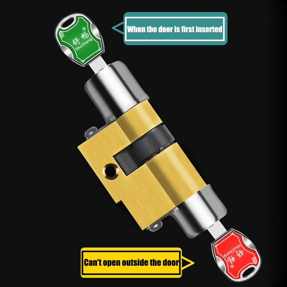 Противоугонная дверь lGate цилиндр замок для тихих перемещений, Тип 11/13 медь c-класса замок для тихих перемещений, лезвие не поддается насильственному супер c-класса фиксатором лезвия 8keys