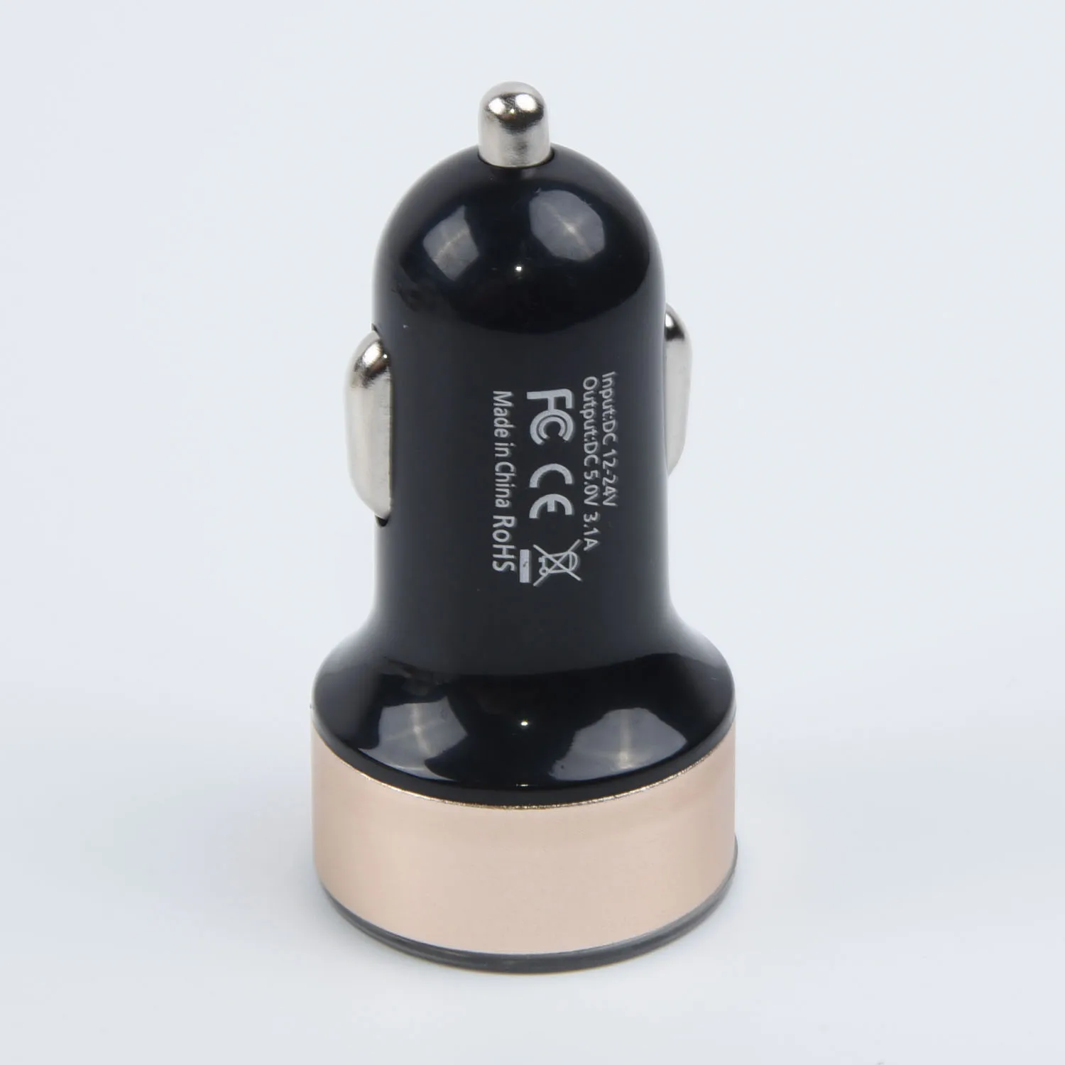 2-Порты и разъёмы, USB автомобильный адаптер, Автомобильный светодиодный Дисплей QC 3,0 Быстрая зарядка для IPhone и Android