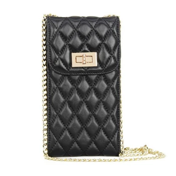 

Women Bag Genuine Leather Phone Purse Mini Shoulder Bag Sheepskin Small Crossbody Messenger Bag Flap Bag