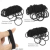 Hairbands 50pcs Elastic Basic Hair Ties Girls Women Rubber Bands Ropes Hairband Ponytail Holder for Hair Thin Thick 3mm 4mm 6mm ► Photo 3/6