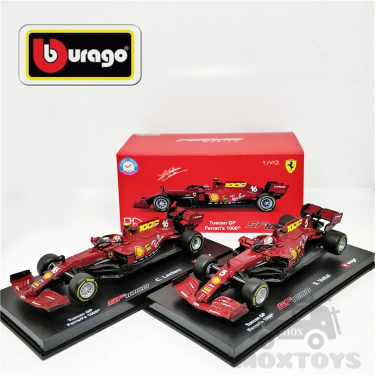 Charles Leclerc Diecast Bburago Sebastian Vettel Signature-Series/Racing-Car 16 1:43-F1