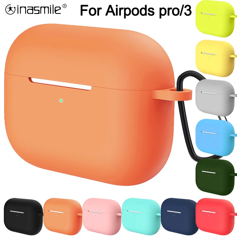 Великолепный чехол для Apple Air pods 3 Pro мягкий силиконовый Airpods correa противоударный |