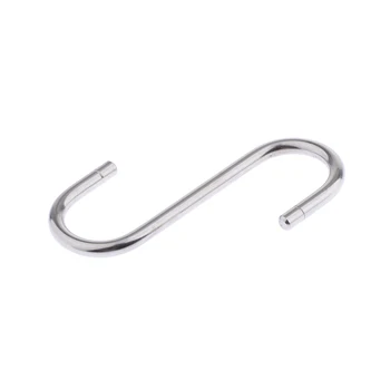 

S Shaped Hooks Stainless Steel Metal Hangers Hanging Hooks for Kitchen, Wardrobe Hanger S Hook Hanger Hook for Kitchen Bathroom