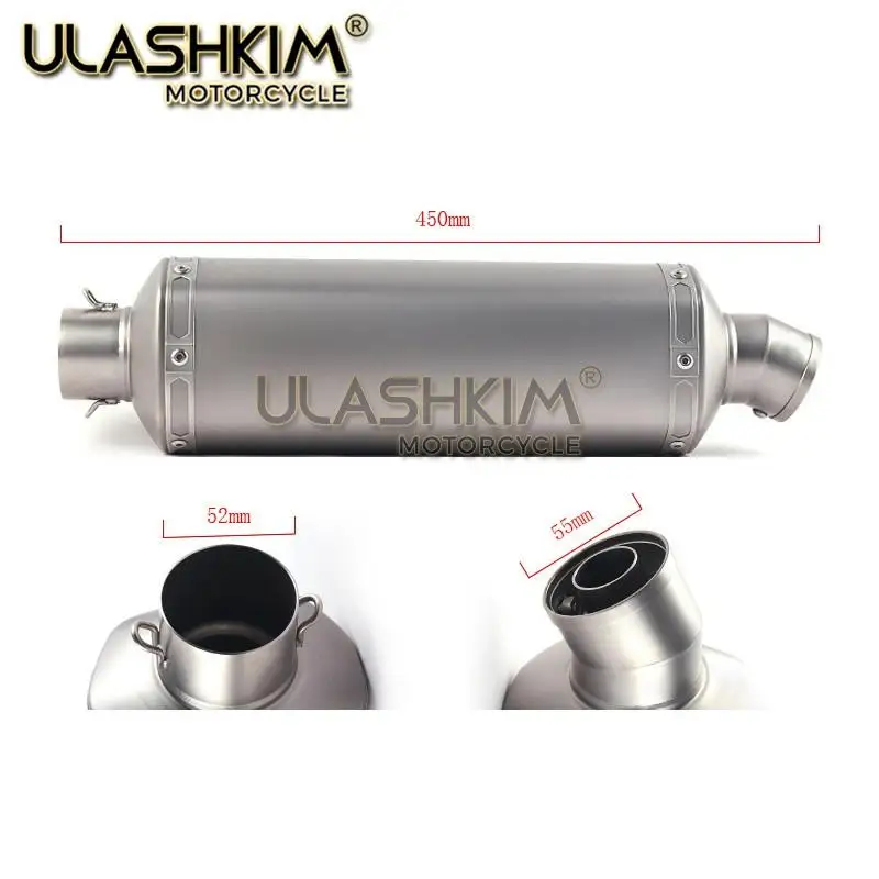 M3 мотоцикл полная система глушитель среднего подключения трубы слипоны для HONDA