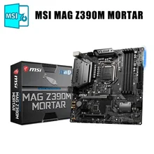 MSI MAG Z390M mortier carte mère LGA 1151 soutien i5 9600KF i5 9400F CPU i9 i7 i5 DDR4 128 go PCI-E 3.0 M.2 bureau Z390 1151
