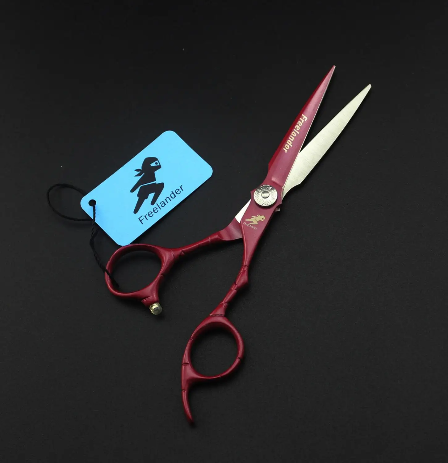 6 дюймов режущий истончающий стайлер для укладки волос ножницы Красный Крокодил ручка салон Парикмахерские ножницы Профессиональные Парикмахерские ножницы
