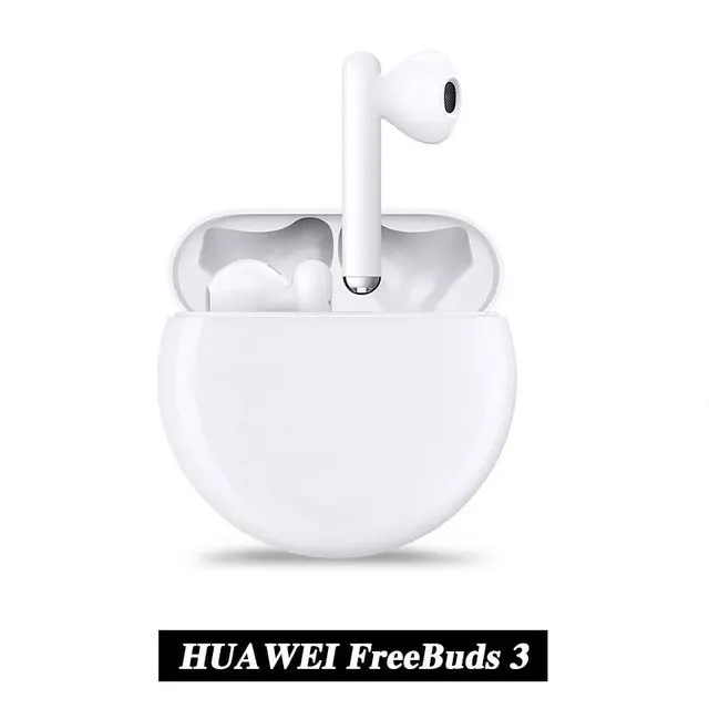 Беспроводные наушники huawei Freebuds 3 TWS, Bluetooth наушники, Bluetooth 5,1, активное шумоподавление, контроль 20 часов работы - Цвет: White