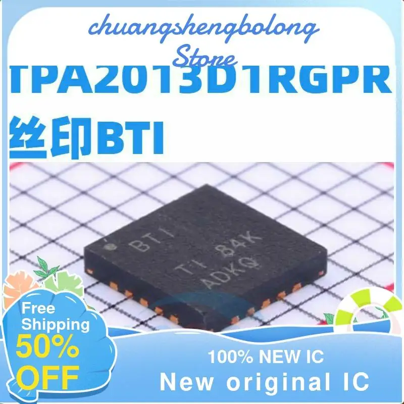 

10 шт. TPA2013D1RGPR BTI новый оригинальный IC