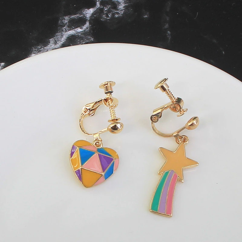 Strange clip on earrings Memorabilia Collectibles