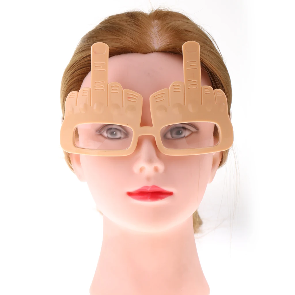 Funny Sunglasses Middle Finger Gesture Eyegalsses Party Fun Do Dress Up