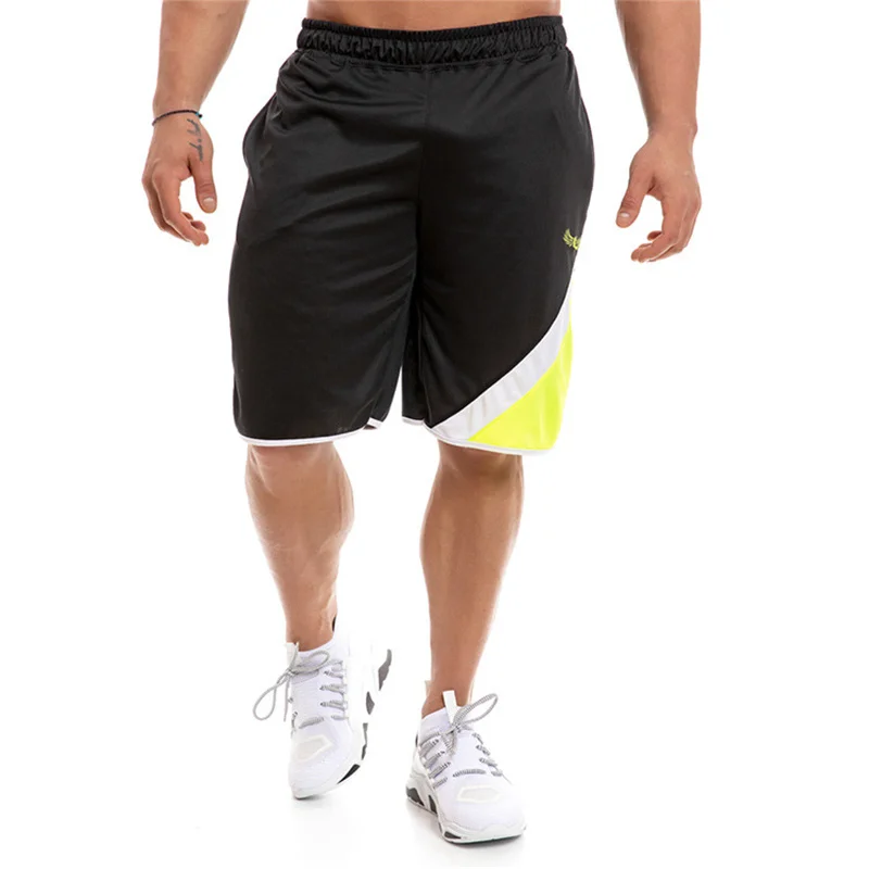 60% OFF 2019 Summer New Mens Loose Shorts Gyms Fitness Knee Length Sweatpants Joggers mesh breathability Fashion Casual Shorts