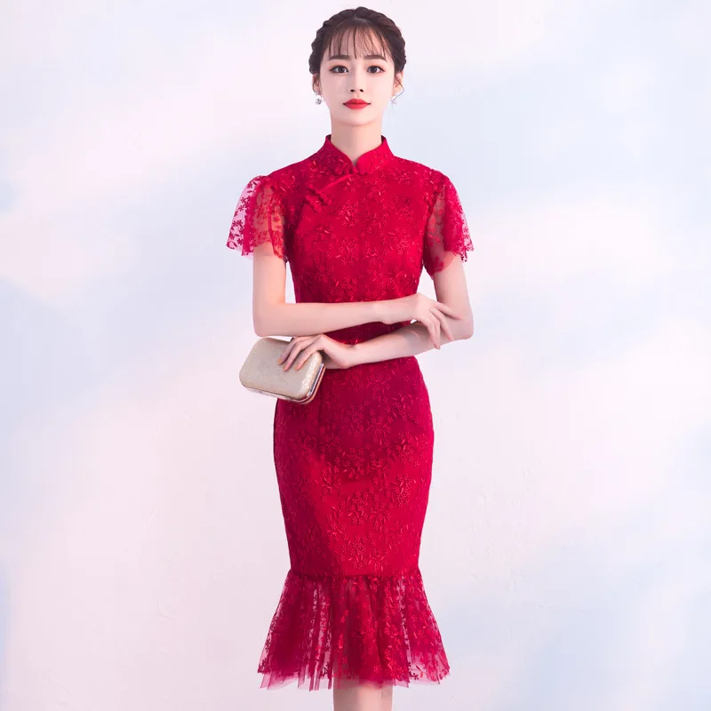 Red-Vintage-Bride-Wedding-Evening-Party-Dress-Classic-Women-Elegant-Mermaid-Cheongsam-Sexy-Slim-Lace-Qipao (1)