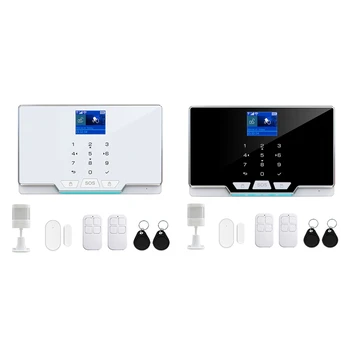 

WiFi GSM GPRS Multifunction Wireless Home Residential Fire Safety Intruder Alarm System EU Plug