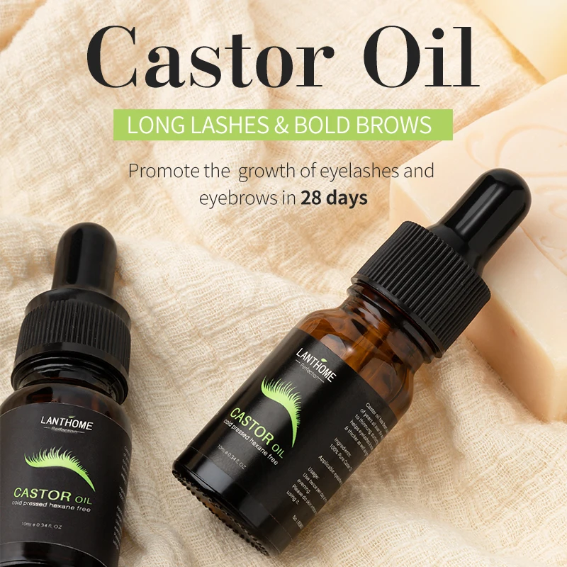 Castor Oil Serum Lash Lift Lengthening Extensions Growth Eyelash Treatments Liquid Enhancer Eye Longer Thicker | Красота и здоровье