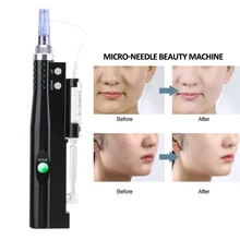 

Electric Microbling Needle Moisturizing Acne Removal MTS Facial Beauty Machine Instrument Mesotherapy Injection Gun Cartridges