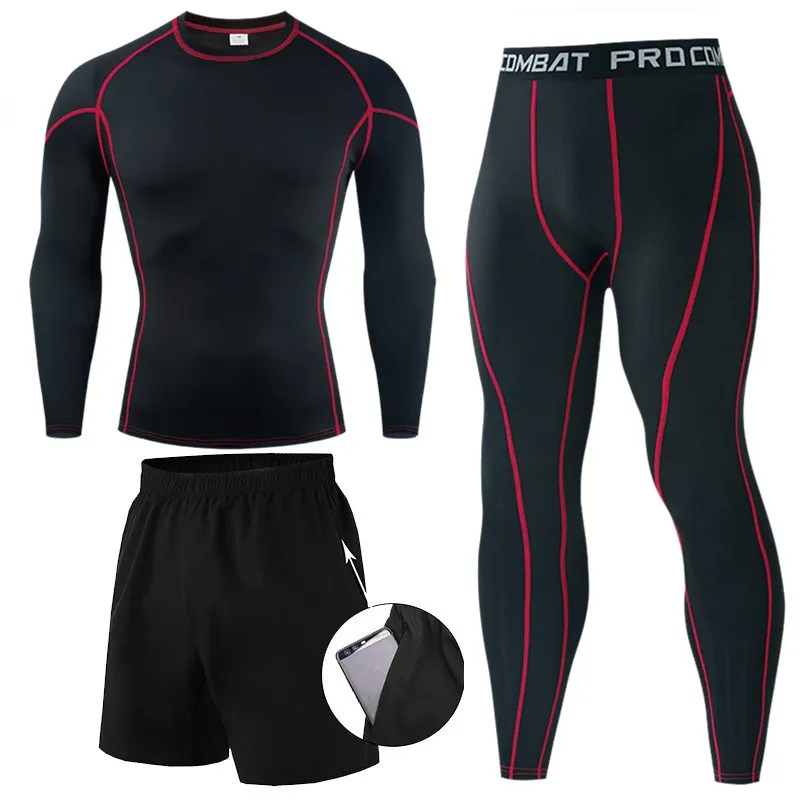 Mma Jersey Compression Set Fitness Workout Tight Sets Mma Clothing