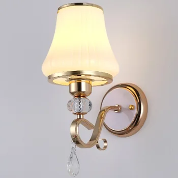 

Abajur Wandlamp European Bedroom Bedside Single Double Head Wall Lamp, Living Room, Corridor, Hotel Engineering Practical Lamp