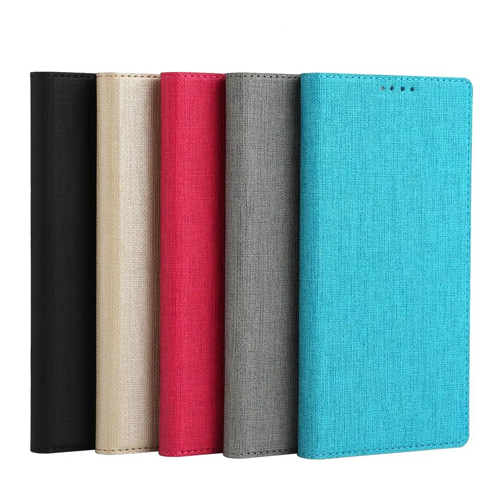 Винтажный тканевый чехол-книжка OnePlus 7T Pro популярный Карманный держатель для карт