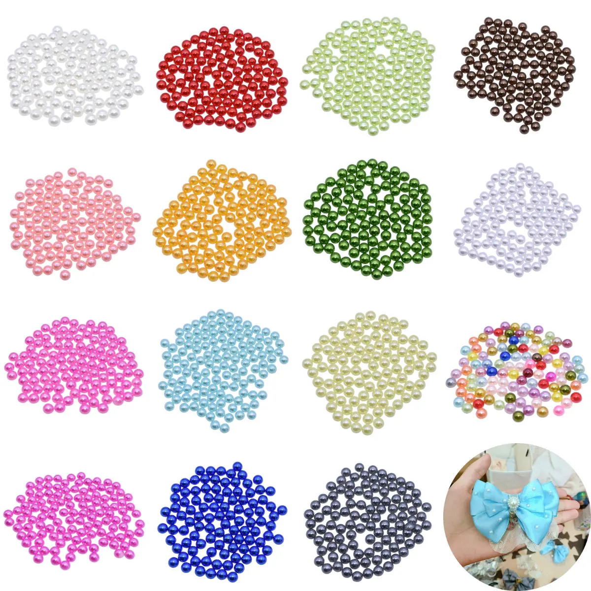 30g-1000 pcs Assorted Acrylic Gems Stick On Embellishment DIY Card Making Craft