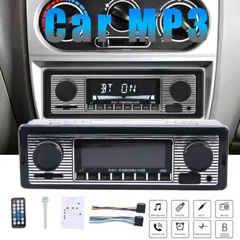 

12V Bluetooth Car Radio Player Stereo FM MP3 USB SD autoradio Auto Electronics Audio 1 AUX DIN M0V1