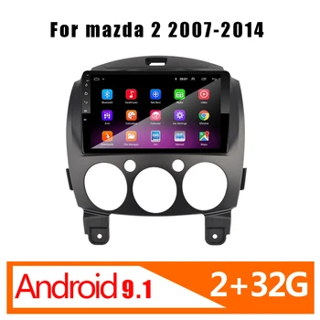 

9” Android 9.1 Car Radio Multimedia Player 2 Din Dvd GPS For Mazda 2 2007 2008 2009 2010 2011 2012 2013 2014 Navigation Stereo