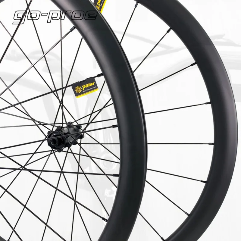 700C Road Disc Brake Carbon Wheelset Center Lock Or 6-bolt Lock Hub 30 35 38 45 47 50 55 60 88 UD RIM Clincher Tubular Tubeless