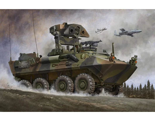 Trumpeter 00372 1/35 USMC LAV-AT свет бронированный автомобиль антиванк масштаб модель комплект