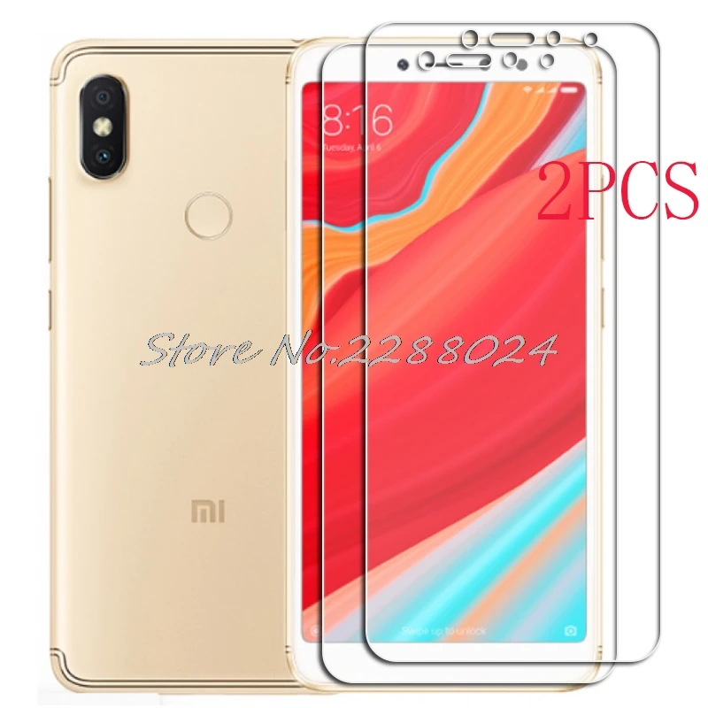 

2PCS FOR Xiaomi Redmi S2 High HD Tempered Glass Protective On M1803E6G, M1803E6H, M1803E6I Screen Protector Film Cover