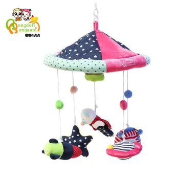 

Baby Crib Mobiles Rattles Bed Bell Plush Doll Music Educational Toys Carousel for Cots Infant Baby Toys 0-12 Months for Newborns