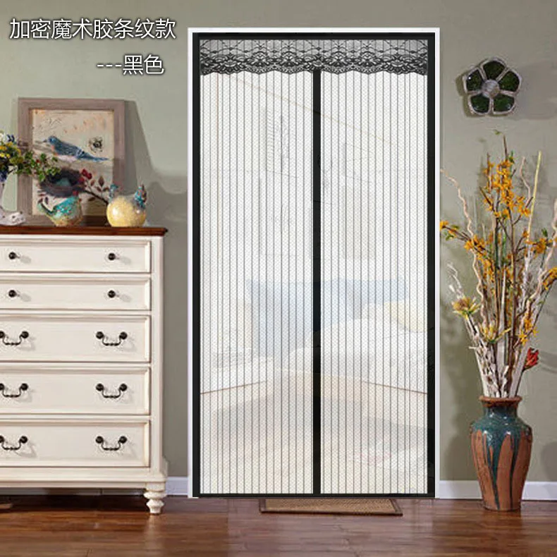 Hot Summer Anti Mosquito Insect Fly Bug Curtains Magnetic Net Mesh Automatic Closing Door Screen Kitchen Net Veil Protector