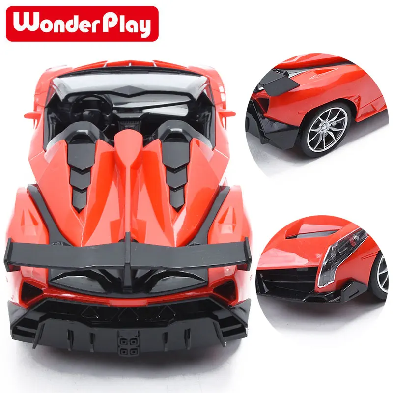 Wonderplay 1/16 Официальный Лицензированный Радиоуправляемый автомобиль для Lamborghini Veneno спортивный гоночный автомобиль Радиоуправляемый автомобиль игрушки из алюминиевого сплава для детей