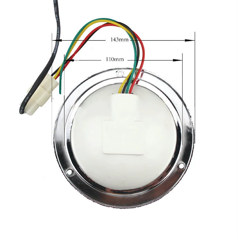Round Car turn signal 10V-30V Red/amber Lighting Accessories Exterior 2pcs