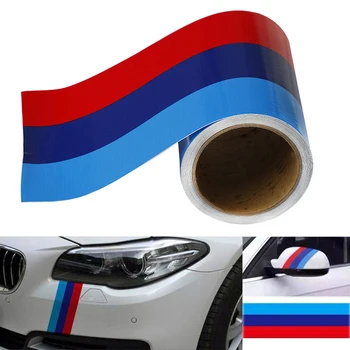 

Car Body Decal Vinyl Sticker Car Decoration 1 Roll Multicolor Striping Pin Stripe Tape For BMW M3 M4 M5 M6 3 5 6 7 Series