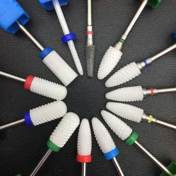 

Multiple models Ceramic Nail Drill Bits Manicure Machine Accessories Rotary Electric Nail Files Manicure Cutter Nail Art Tools
