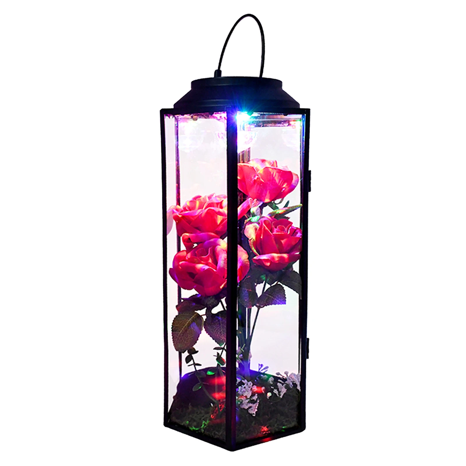 Eternal flower led light artificial floral rose lamp Lover wife girlfriend anniversary gift