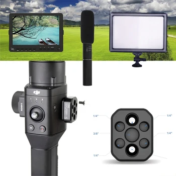 

Aluminum Extension Module Adapter for DJI Ronin-S Expansion Module Handheld Gimbal Camera Spare Parts 1/4 3/8 Inch Accessories