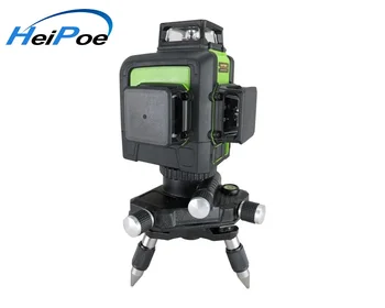 

360 degree Rotary cross line nivel laser 12 lines laser line leveler green beam 3D laser level