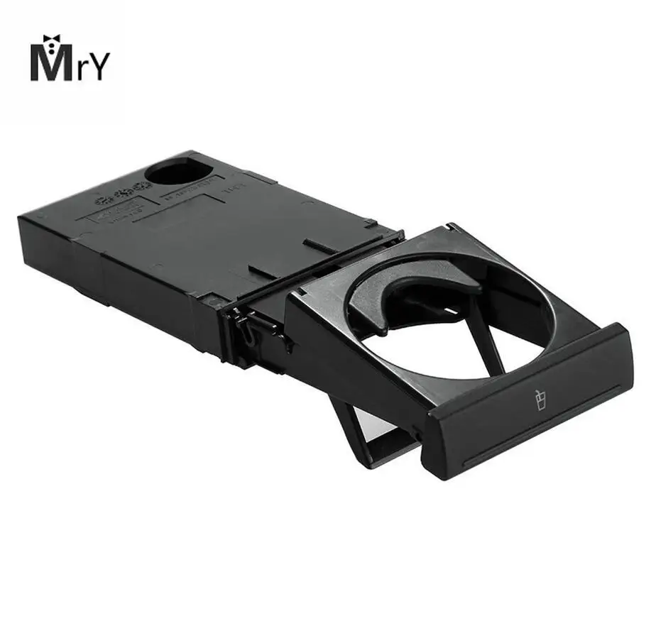 

1pc Multifunctional Cup Holder Black For AUDI A6 C5 98-05 A4 98-02 Car Air-Outlet Folding Bottle Drink With Fan Keep Temperature