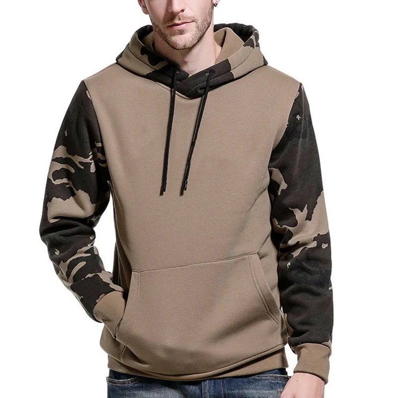 Army Green Men Military Camouflage Hoodies Autumn Winter Hooded Sweatshirts Male Camo Hoody Hip Hop Streetwear Brand Top 4XL
