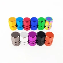 

4pcs Aluminum Car Tire Valve Rim Valve Stem Cap Caps Hex Alloy Tyre Valve Stem Cover Air Dust Cap Tire Valve Truck Bike Wheel