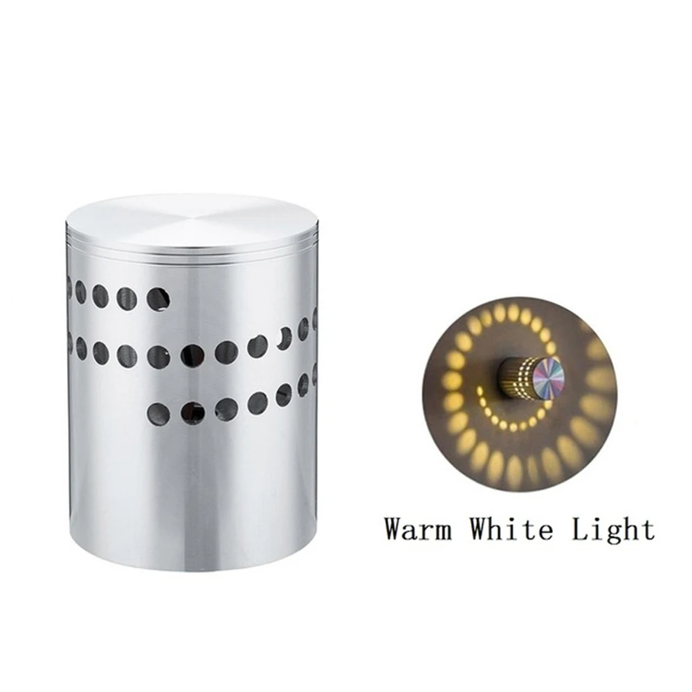 LED Wall Light RGB Spiral Hole Effect Wall Lamp With Remote Controller Colorful Wall light For Bar Lobby KTV Home Decoration Lamp 8