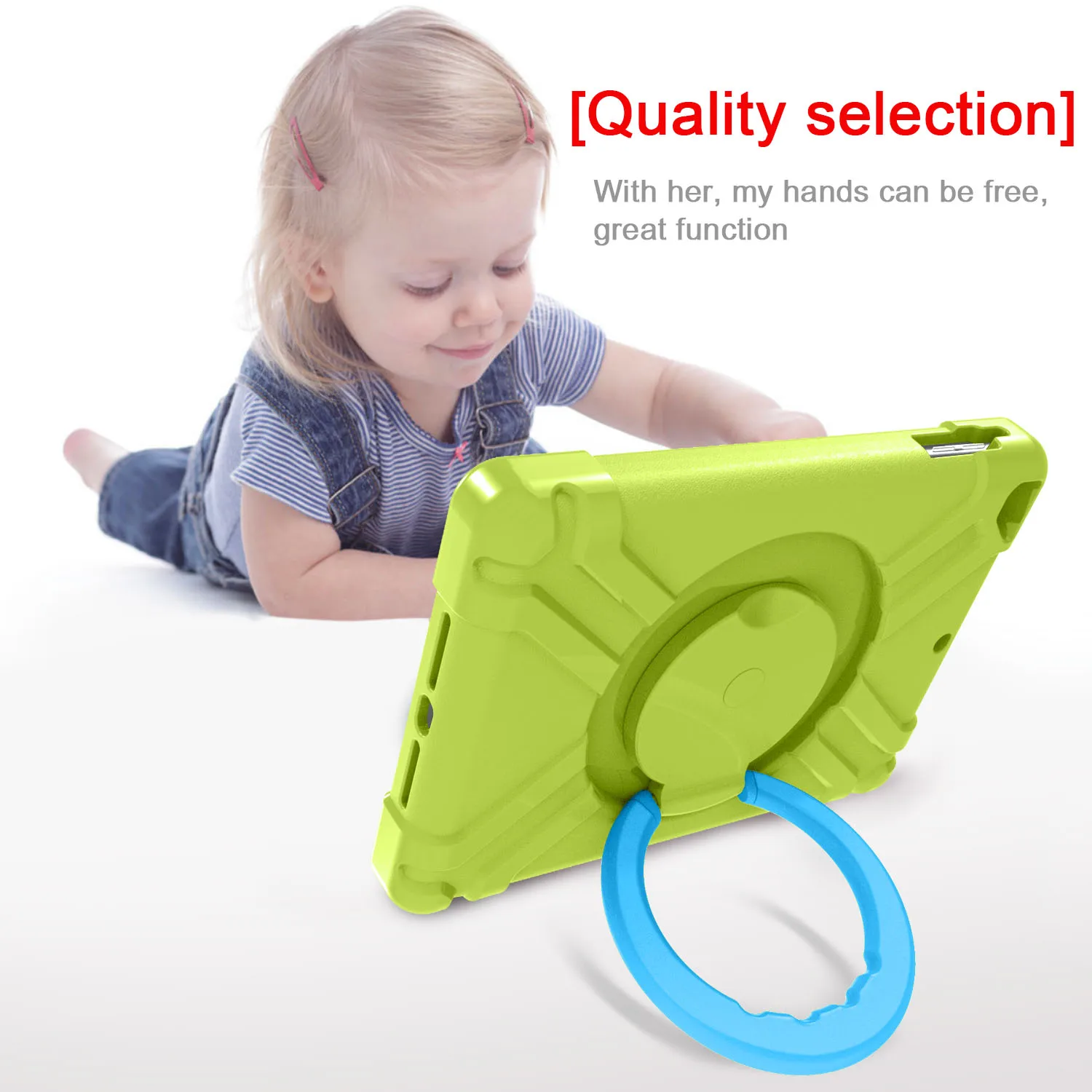EVA чехол для iPad 9,7 чехол A1822 A1823 360 Вращающийся силиконовый мягкий детский чехол-подставка для iPad 9,7 чехол