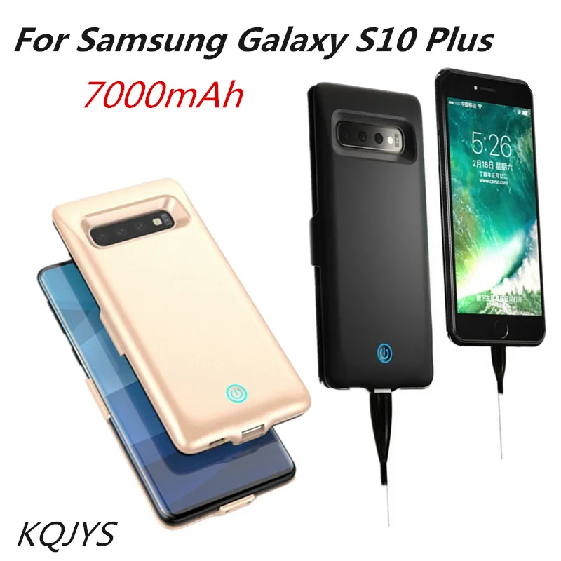 

UltraThin Power Bank Battery Charger Cases for Galaxy S10 Plus Portable Charging Cover for Samsung Galaxy S10 Plus Battery Case