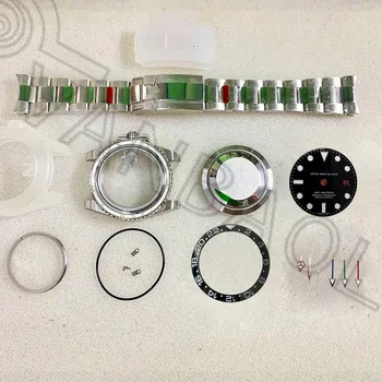 

Made for Rolex GMT Green 2 2836 4-pin movement / Shuigui 2836 watch case