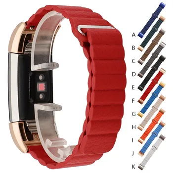 

Silicone Smart Watch Watchbands Replacement Leather Wrist Watch Strap Band Buckle Belt For Fitbit charge 2 Correa de reloj#G1