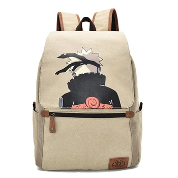

Cartoon Naruto One Piece Luffy Hat Canvas Backpack Bag School Bag Boys Girls Kids Book School Travel Laptop Bag Gift