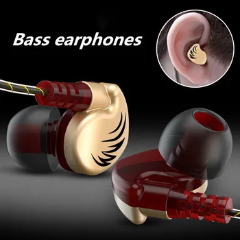 

Fashion Sport Earphone Wired Super Bass 3.5mm Crack In-ear Earphone Earbud with Microphone Hands Free Headset for Samsung