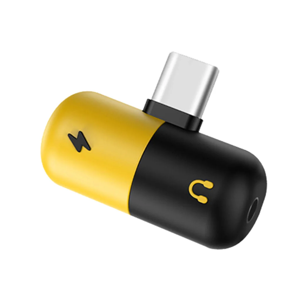 2 в 1 USB разъем для наушников адаптер телефона тип c до 3 5 мм C аудио кабель конвертер